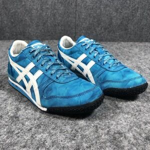 Onitsuka Tiger Retro Running Sneakers Womens Size 7 Blue Synthetic B300N